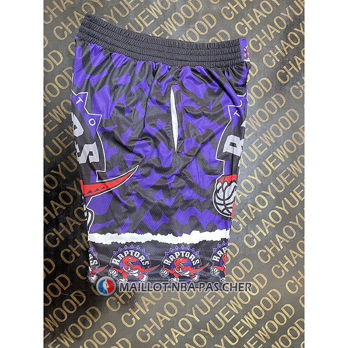 Short Tornto Raptors Mitchell & Ness Noir